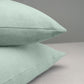 Square Kip Cushion in Laidback Linen, Sky