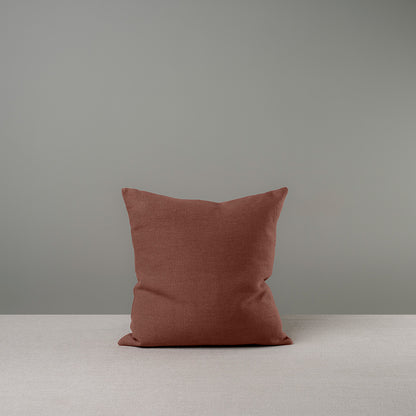Square Kip Cushion in Laidback Linen, Sweet Briar