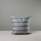 Square Kip Cushion in Regatta Cotton, Blue