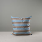  Front Side of large Square Cushion in Cotton, Blue - NiX 