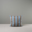  Front Side of Medium Square Cushion in Cotton, Blue - Nicola Harding & Co. 