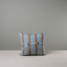  Back Side of Medium Square Cushion in Cotton, Blue - By NiX 