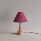 Ditsy Ceramic Table Lamp Base in Blush Pink