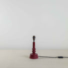  Ditsy Ceramic Table Lamp Base in Damson Pink - Nicola Harding 
