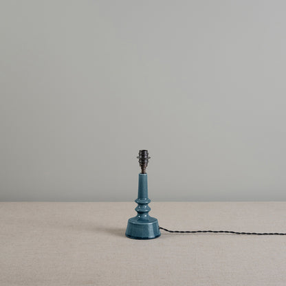 Ditsy Ceramic Table Lamp Base in Sea Blue