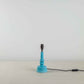 Ditsy Ceramic Table Lamp Base in Turquoise - Nicola Harding