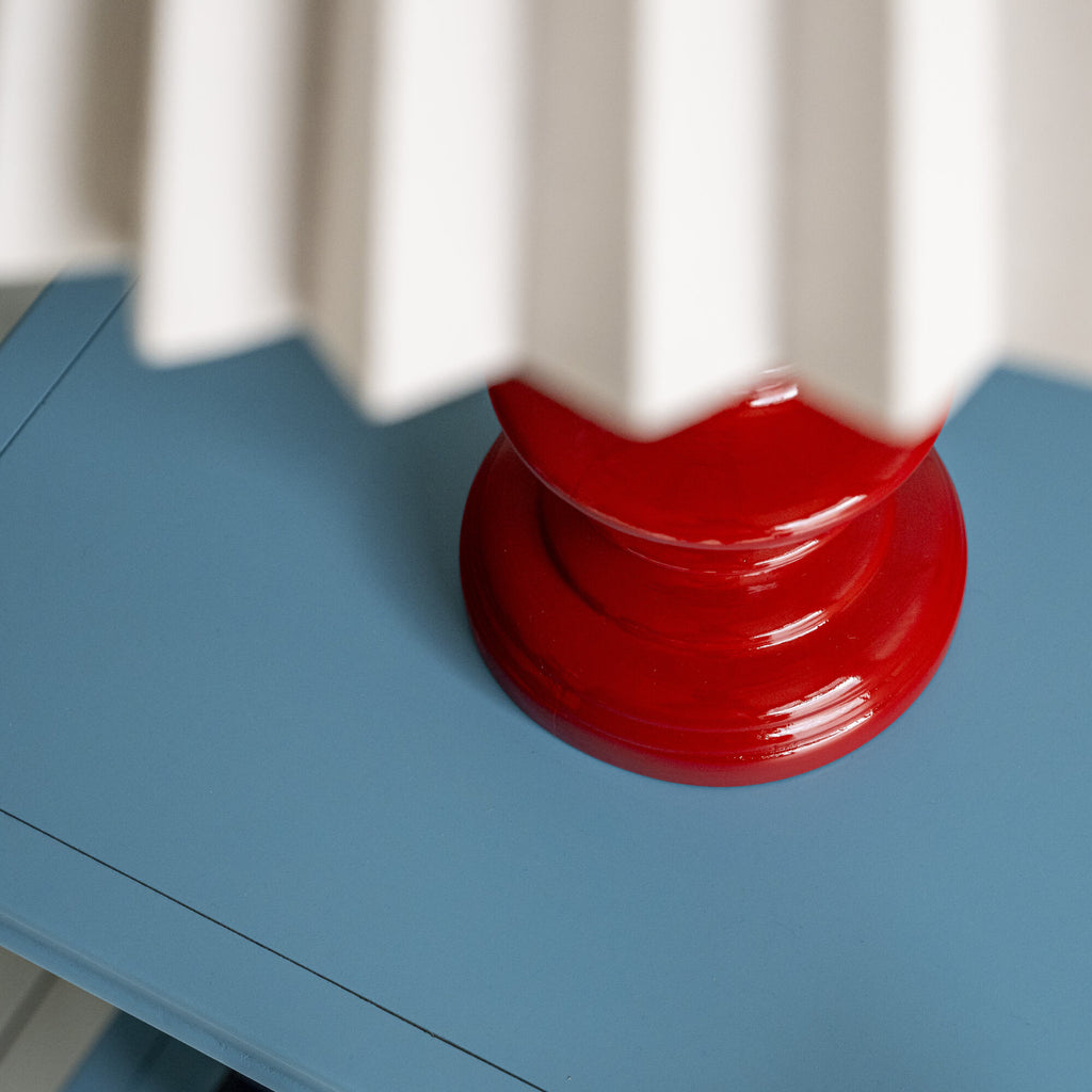  Table Lamp Base in Berry Red  - NiX 