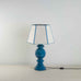 image of Hourglass Ceramic Table Lamp Base in Blue