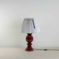Hourglass Ceramic Table Lamp Base in Cherry