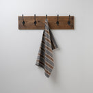  Luster Tea Towel in Regatta Cotton, Charcoal - Nicola Harding 