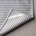 image of Luster Tea Towel in Ticking Cotton, Blue Brown