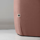  Thither Hexagonal Ottoman in Intelligent Velvet Dusky Pink With NiX tag 