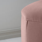  Thither Hexagonal Ottoman in Intelligent Velvet Rose Design Closeup - NiX 