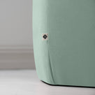  Thither Hexagonal Ottoman in Intelligent Velvet Sea Mist With NiX Special tag 