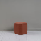 Thither Hexagonal Ottoman in Intelligent Velvet Sienna - NiX 