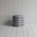 image of Thither Hexagonal Ottoman in Regatta Cotton, Blue