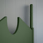 Out for the Count Three Quarter Poster Bed in Sage Green Headboard Design - NiX