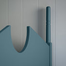  Out for the Count Three Quarter Poster Bed in Marine Headboard Design - By NiX 