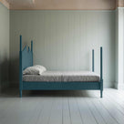 Out for the Count Three Quarter Poster Bed in Marine Blue