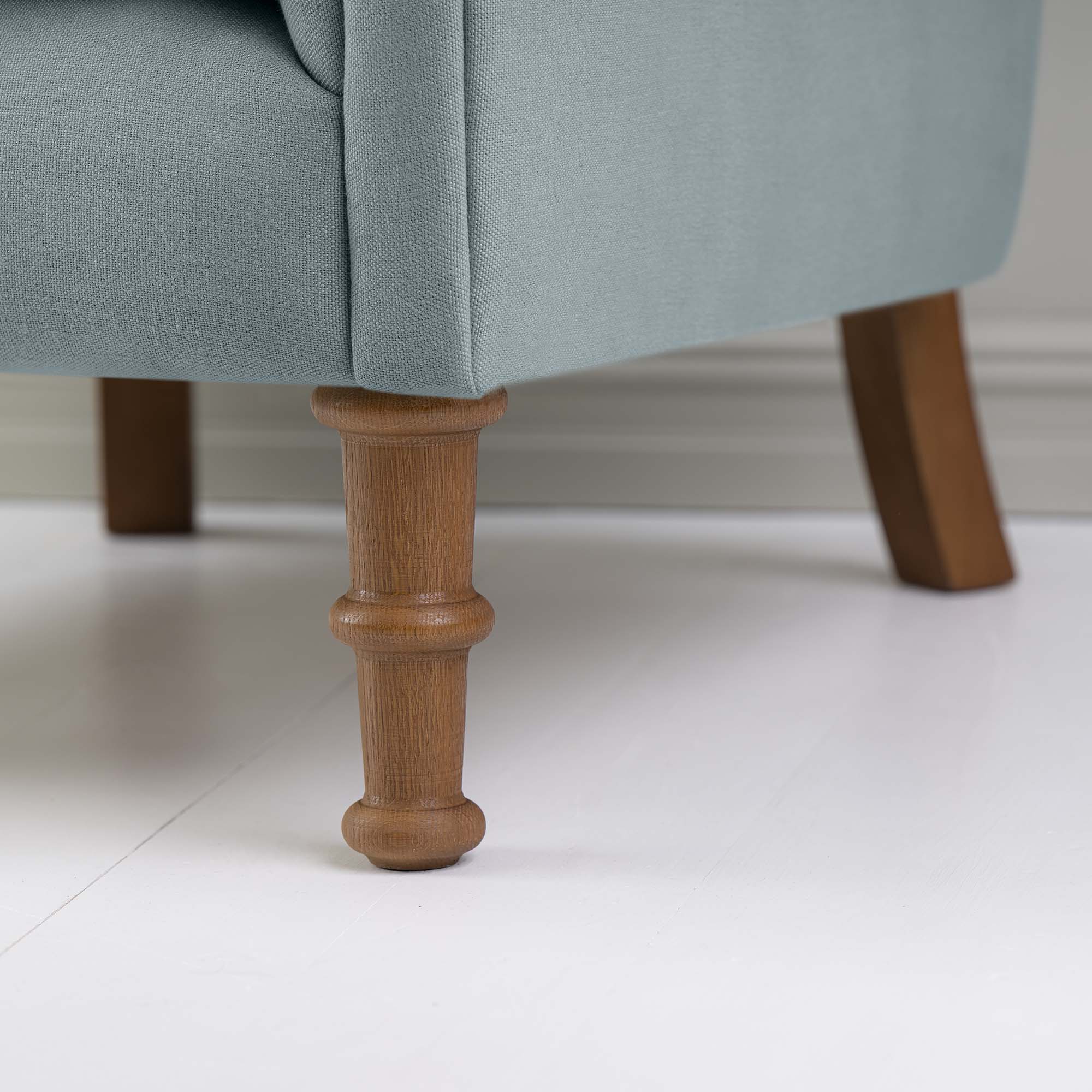  Time Out Armchair in Laidback Linen Cerulean 