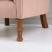 image of Time Out Armchair in Laidback Linen Dusky Pink