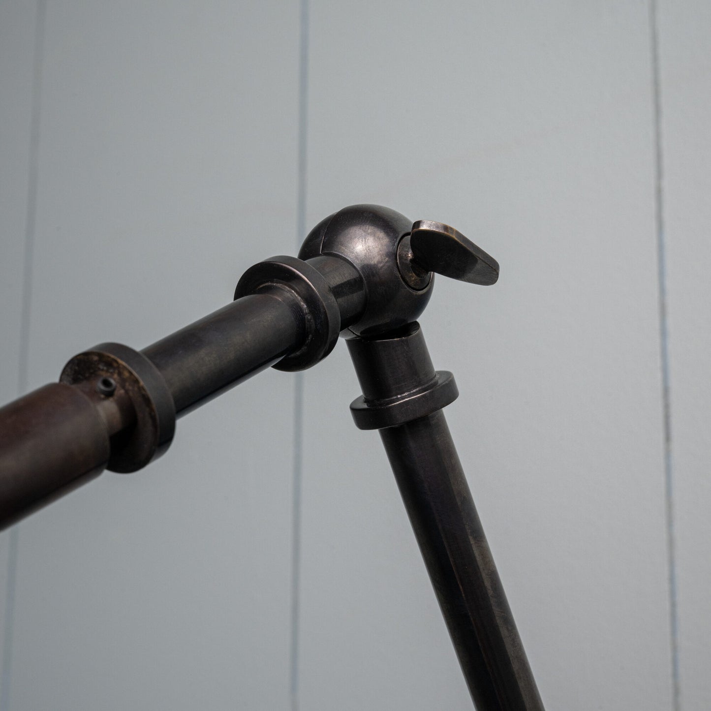 Limelight Waxed Brass Wall Light,  adjustment lever