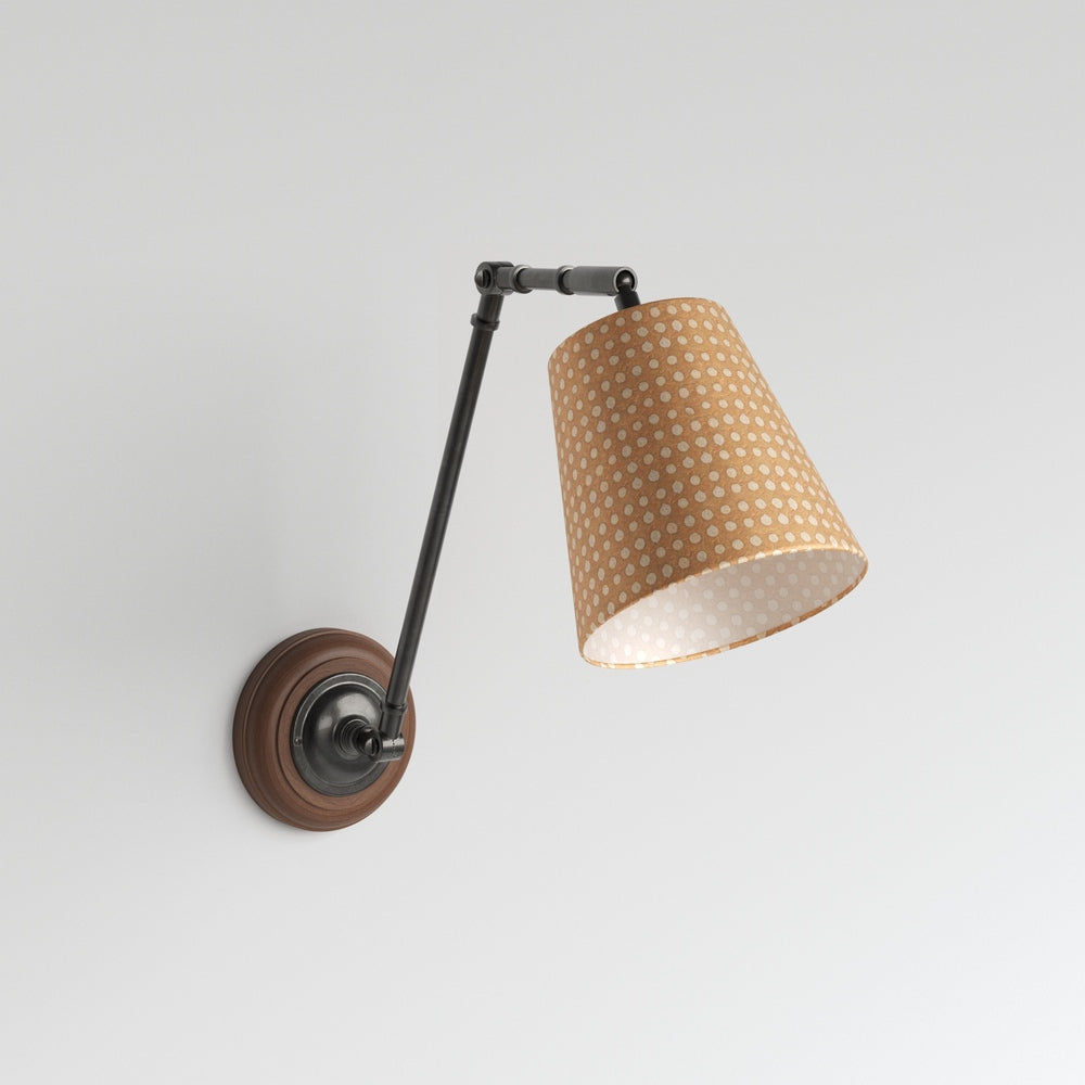image of Limelight Waxed Brass Wall Light