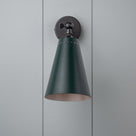  Brass Waxed Picture Light With Shade 