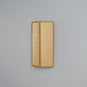  Stitch In Time Wall Light in Mustard with Antique Gold Trim, Side View - NiX 