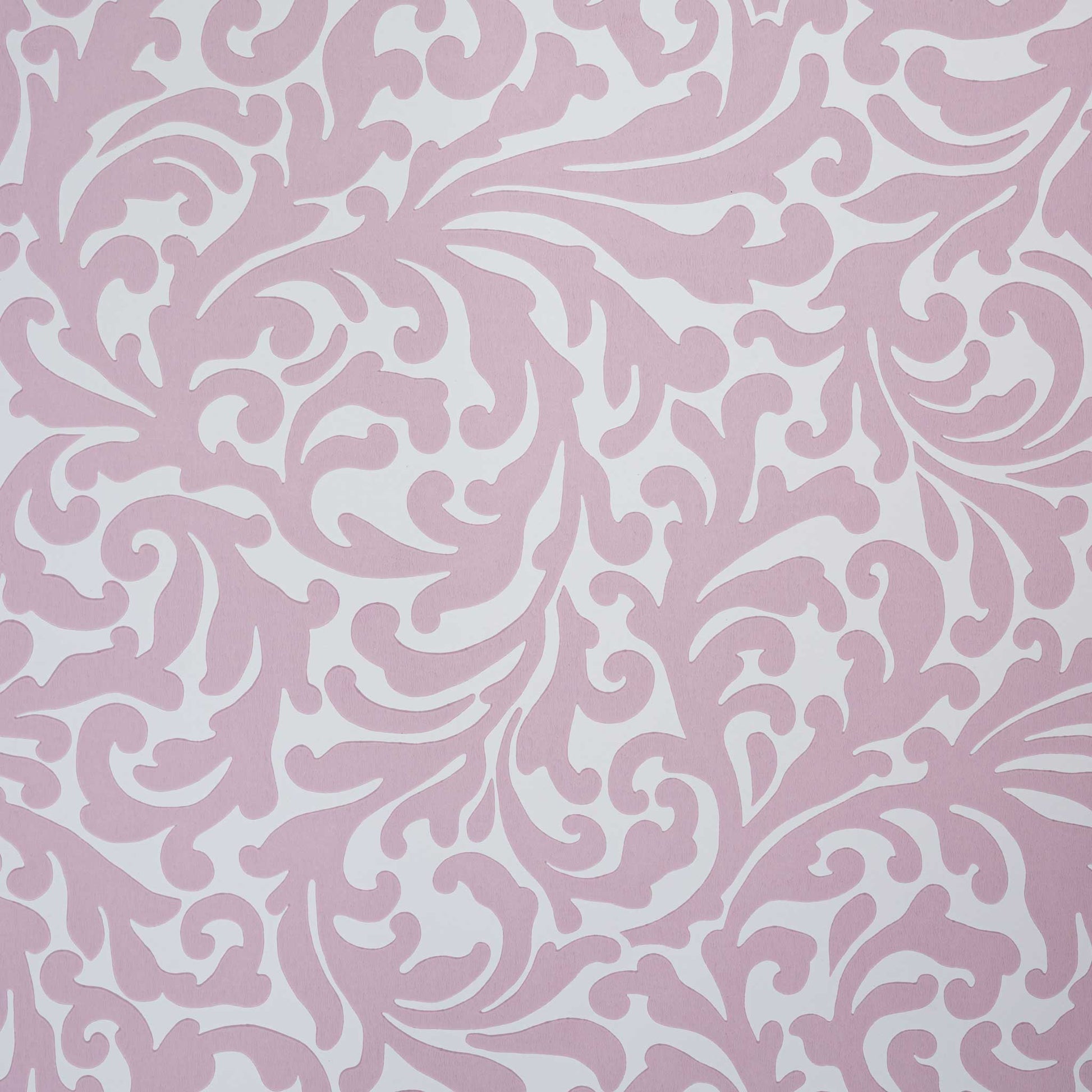 Filigree Wallpaper in Rose Pink - Nicola Harding