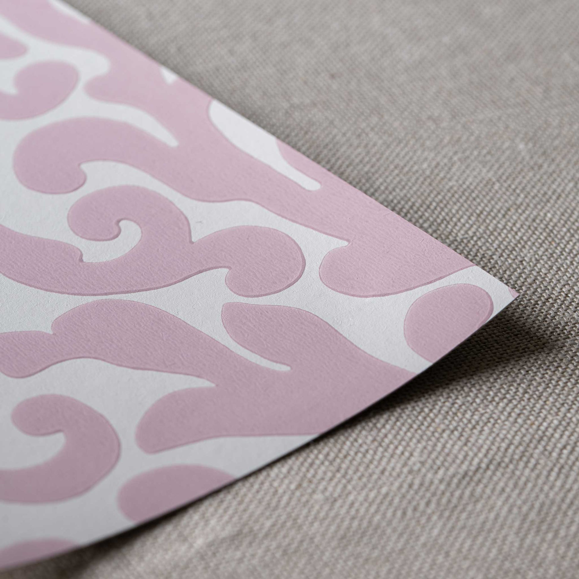 Filigree Wallpaper in Rose Pink - Nicola Harding