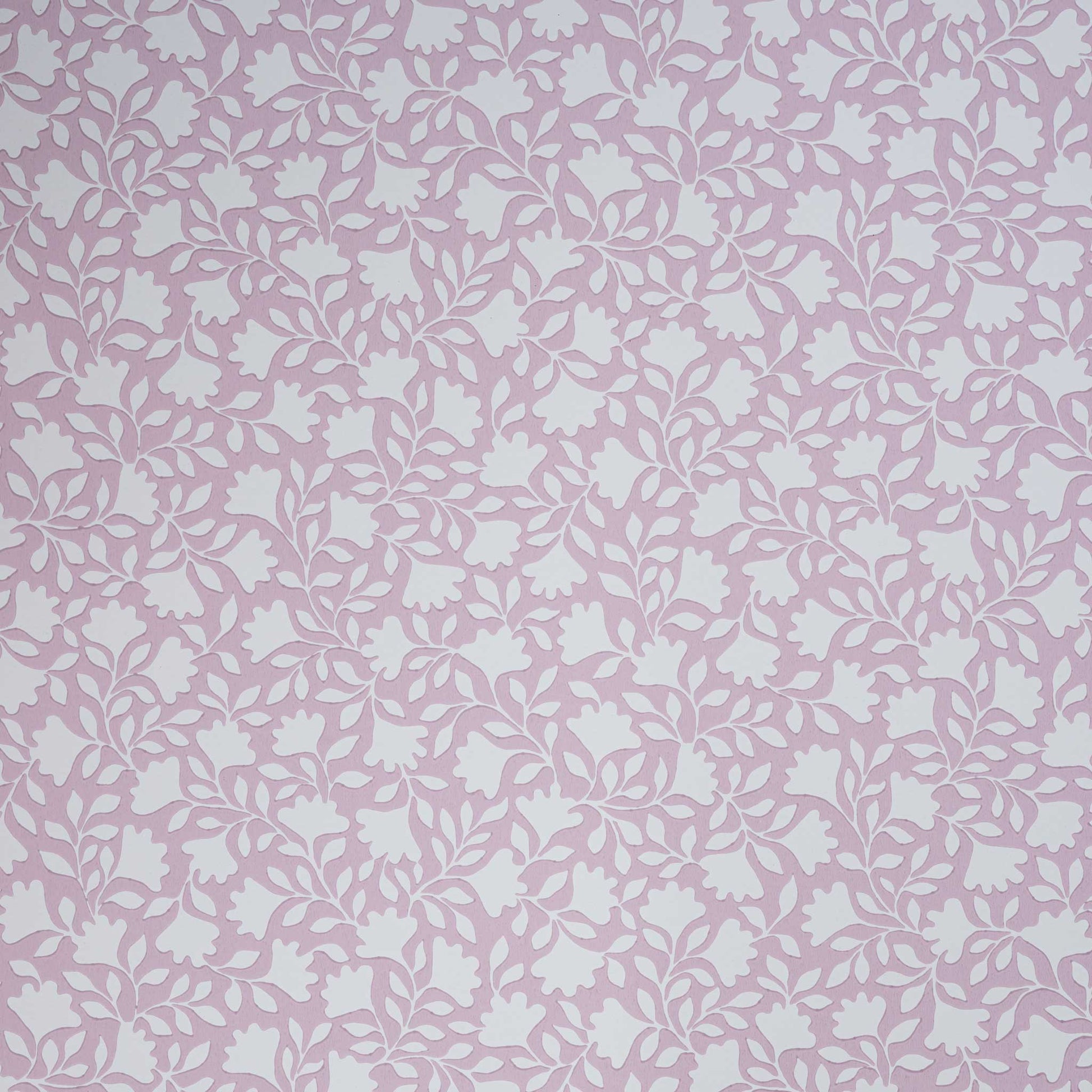 Ginko Wallpaper in Rose Pink - Nicola Harding